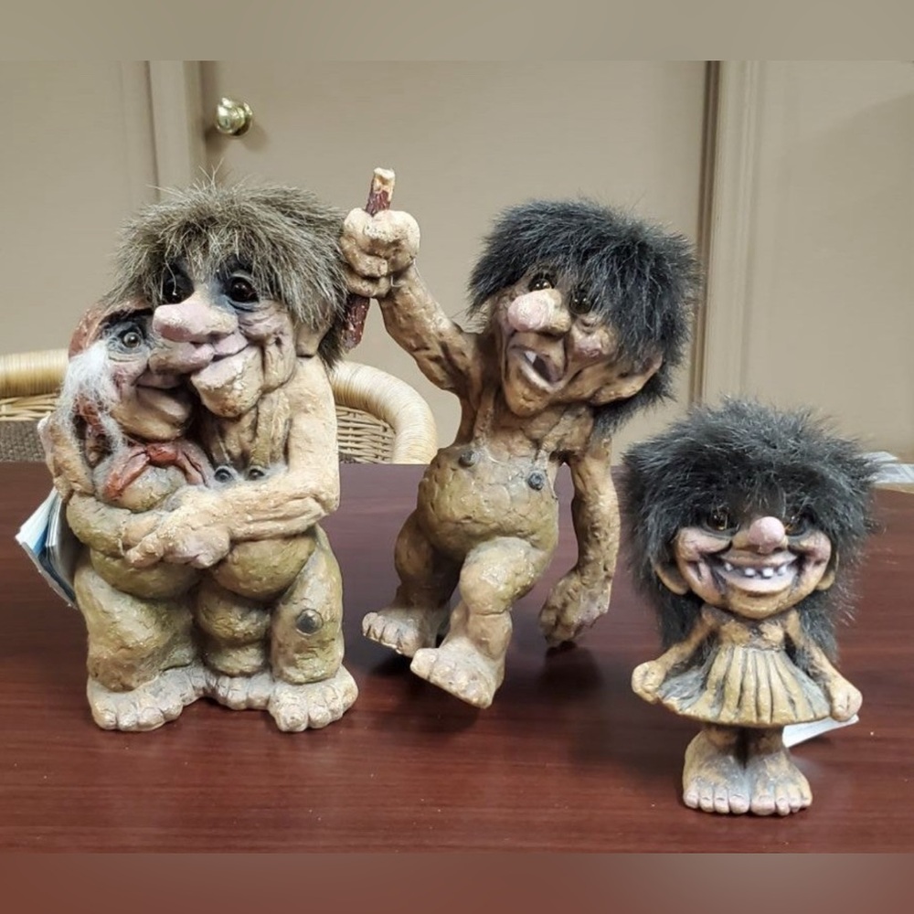 NYFORM TROLLS Bundle 3 NORWEGIAN Culture NORWAY Figurines COLLECTORS